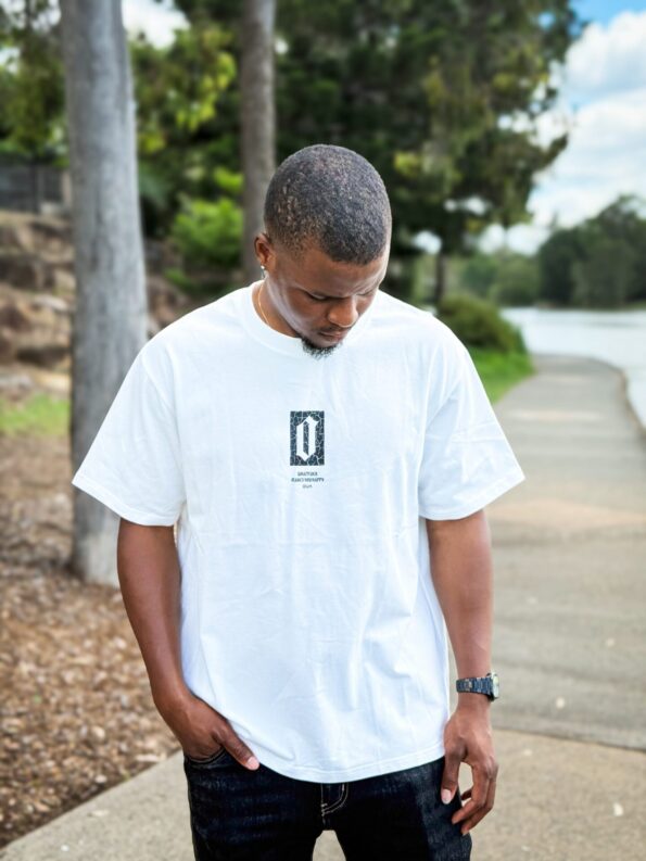 whatever makes you happy white t-shirt